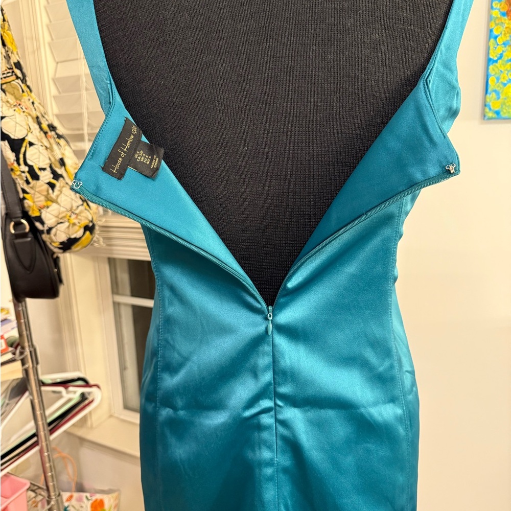 House of Harlow 1960 Teal Mini Dress - Picture 5 of 6